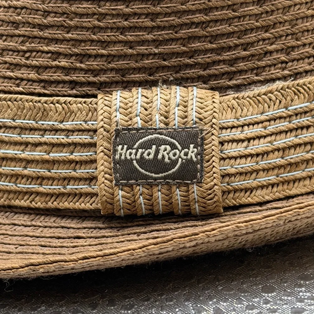 Hard Rock Cafe Tan Woven Hat